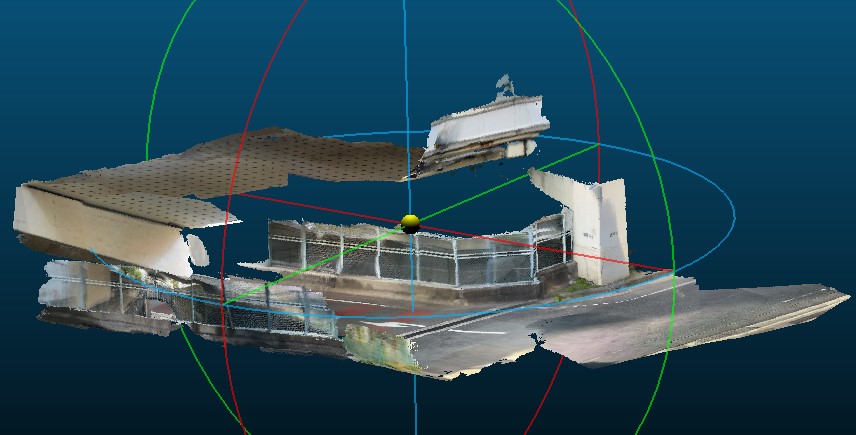 点群データから3D施工計画
