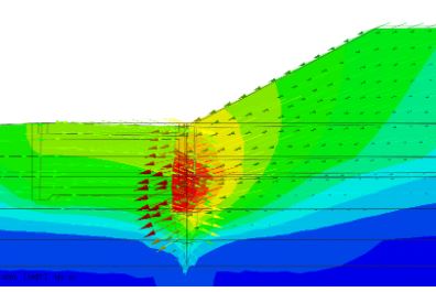 鋼矢板引抜時の影響検討